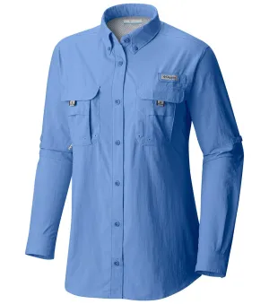 Columbia PFG Bahama Long Sleeve Womens Shirt White Cap