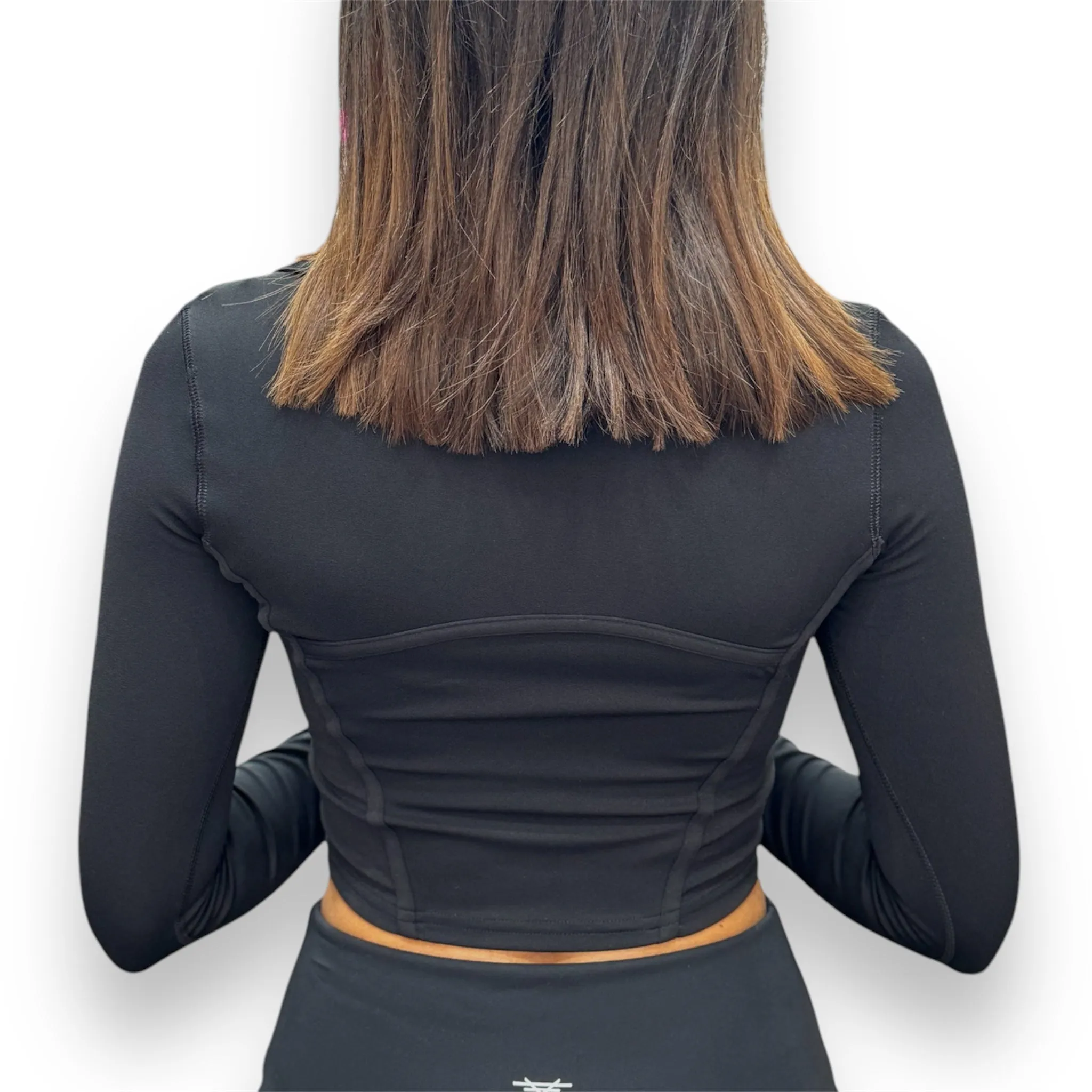 Contour Crop Top - Black