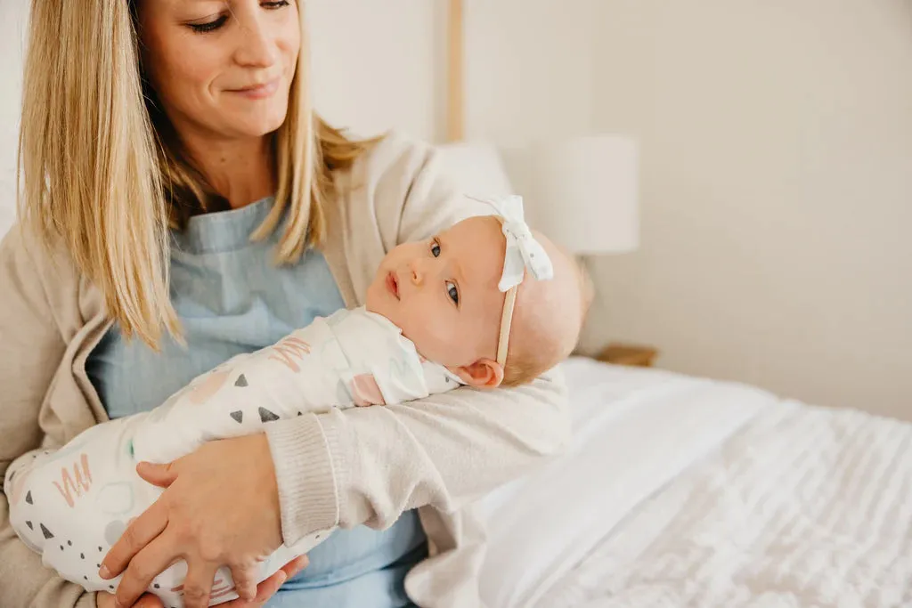 Copper Pearl - Swaddle Blanket - Bayside