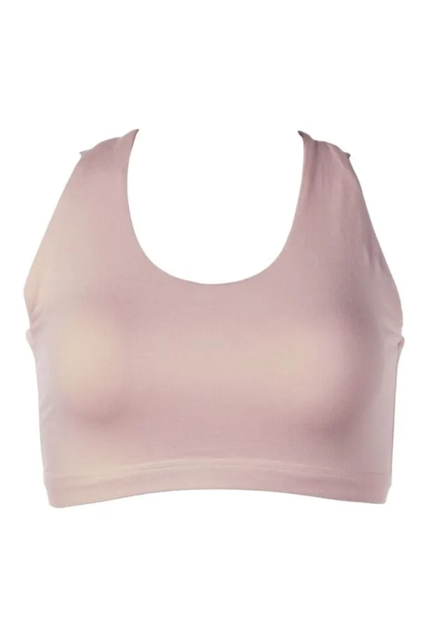 Cotton Comfort 2-Pack Lounge Bra - Olive Night/Blushing Rose
