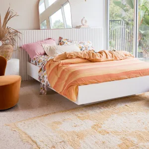 Cotton Comforter Quilt and Shams - Marigold Mixed Gingham