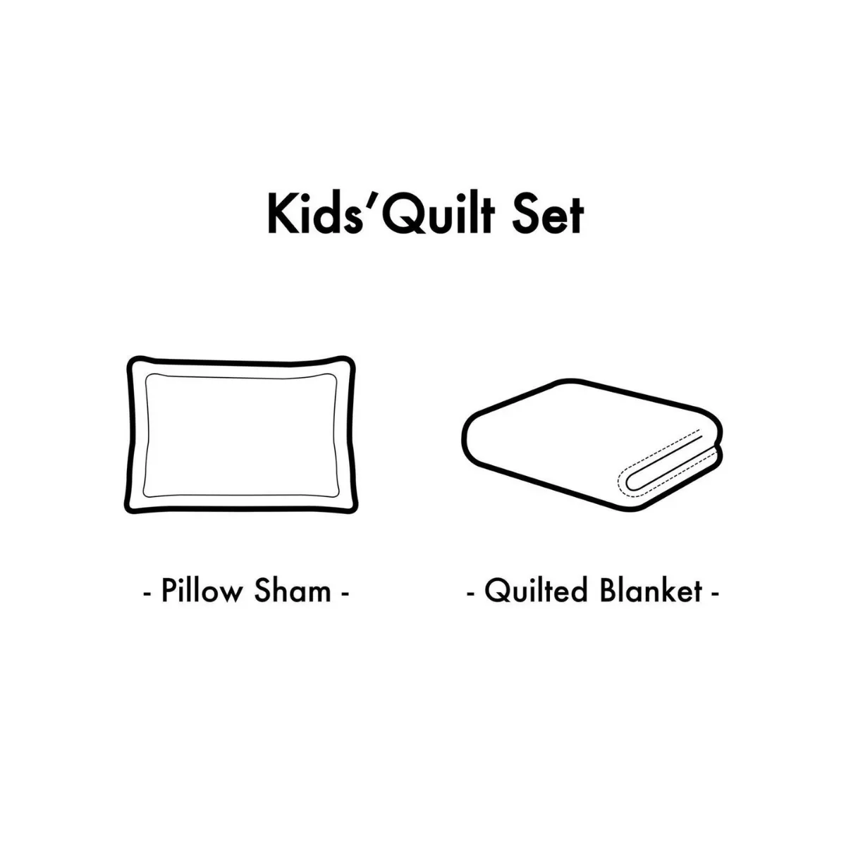 Cotton Comforter Quilt and Shams - Navy and Cream Bay Stripe