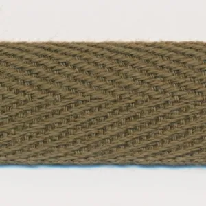 Cotton Herringbone Tape #72 Leaf Green