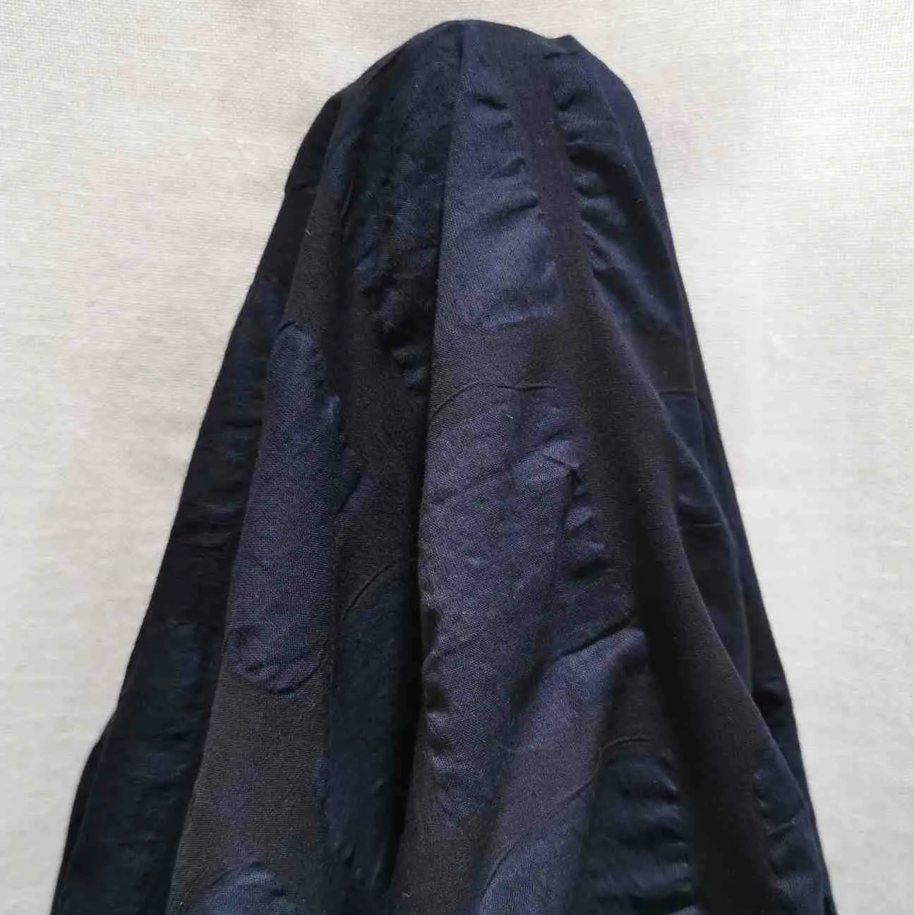 Cotton Voile, Giant Seersucker , Navy