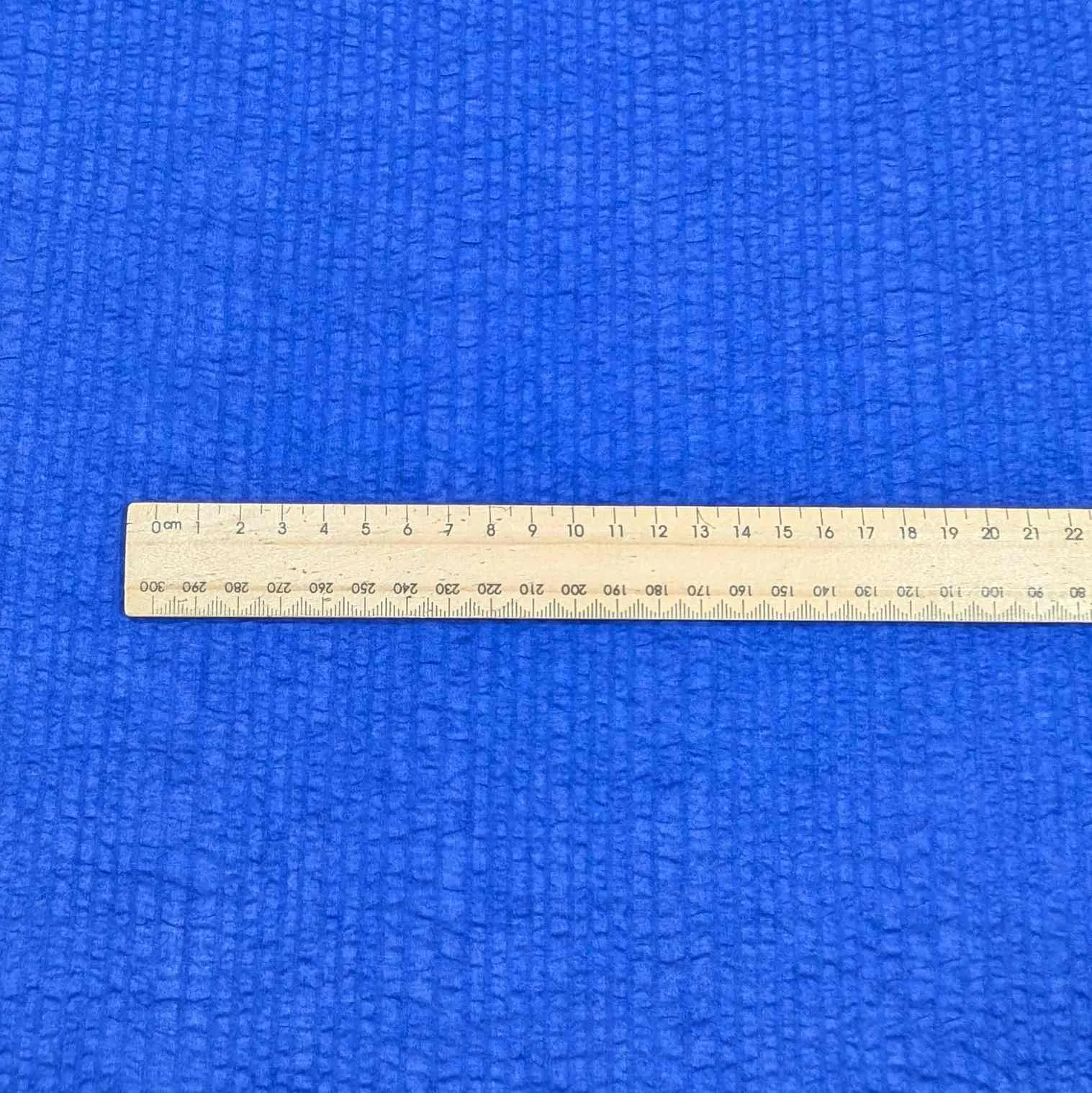 Cotton Voile, Seersucker Self Stripe, Cobalt