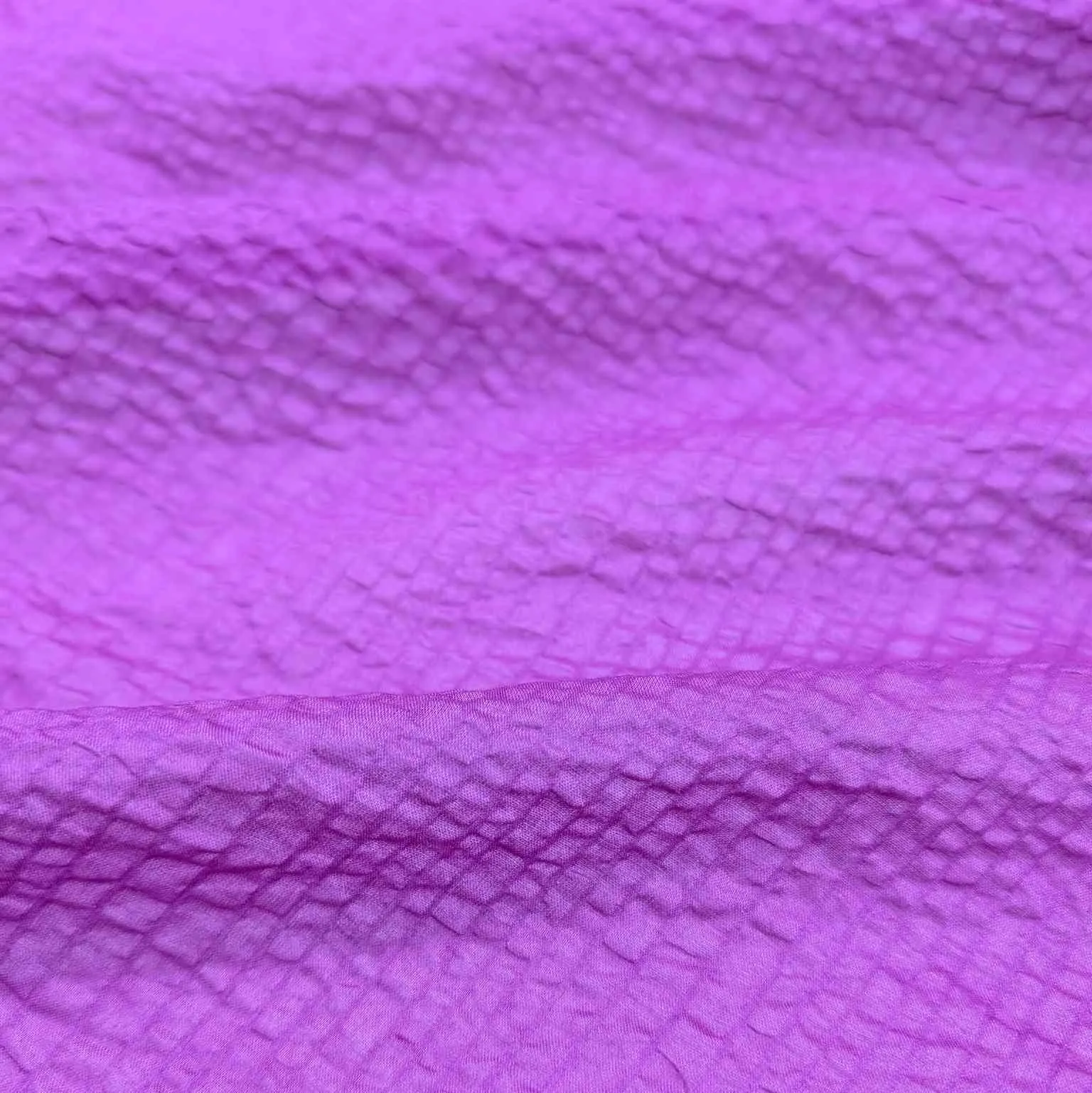 Cotton Voile, Seersucker Self Stripe, Magenta