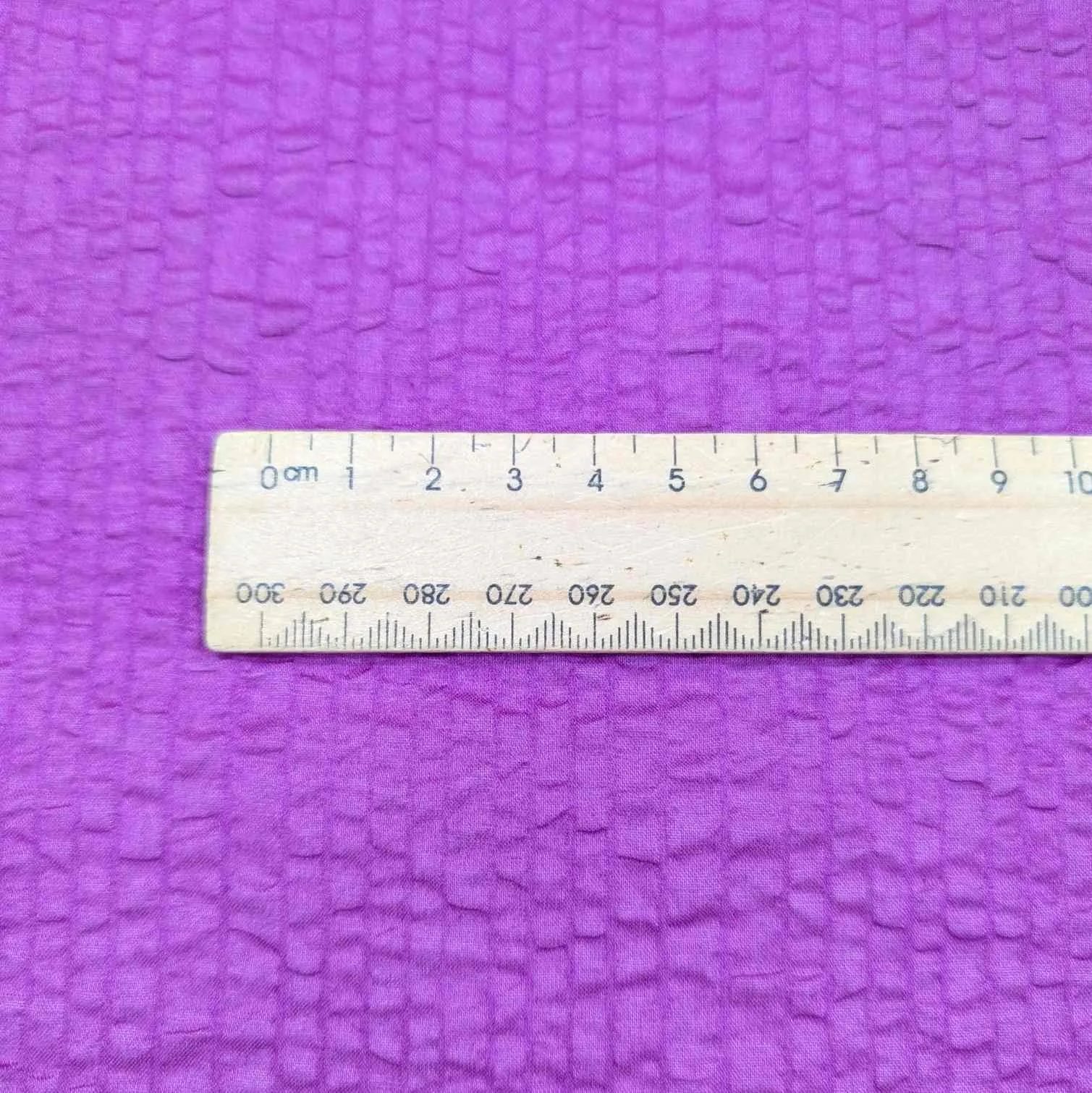 Cotton Voile, Seersucker Self Stripe, Magenta