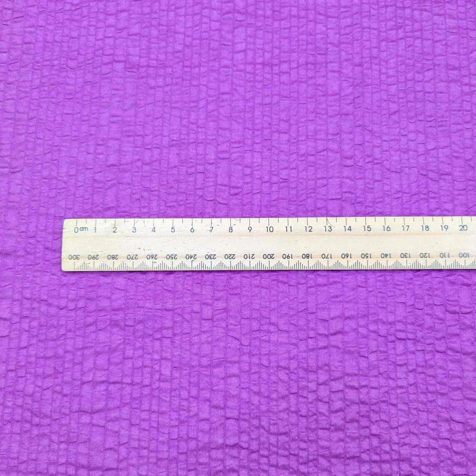Cotton Voile, Seersucker Self Stripe, Magenta