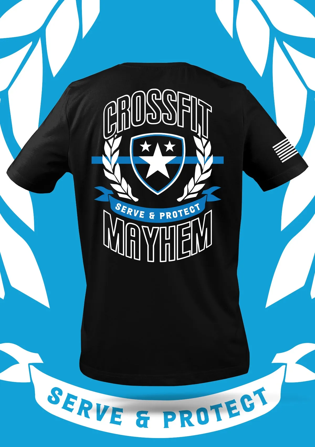 CrossFit Mayhem Law Enforcement T-Shirt