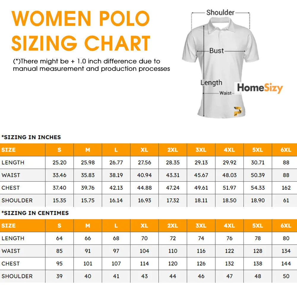 Custom Name I'm A Simple Women I Like Golf And Believe In Jesus - Personalized Women Polo