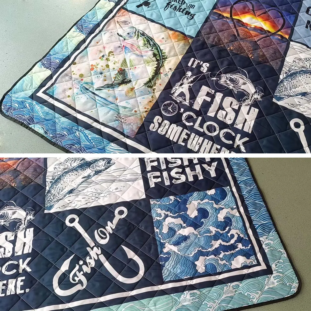 Custom Premium Quilt Blanket San Francisco Jersey Baseball Personalized Quilt Gifts for Her & Him
