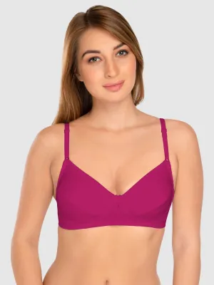 Daisy Dee Pink Non Padded Non Wired Full Coverage Bra NCLBR-R.Pink