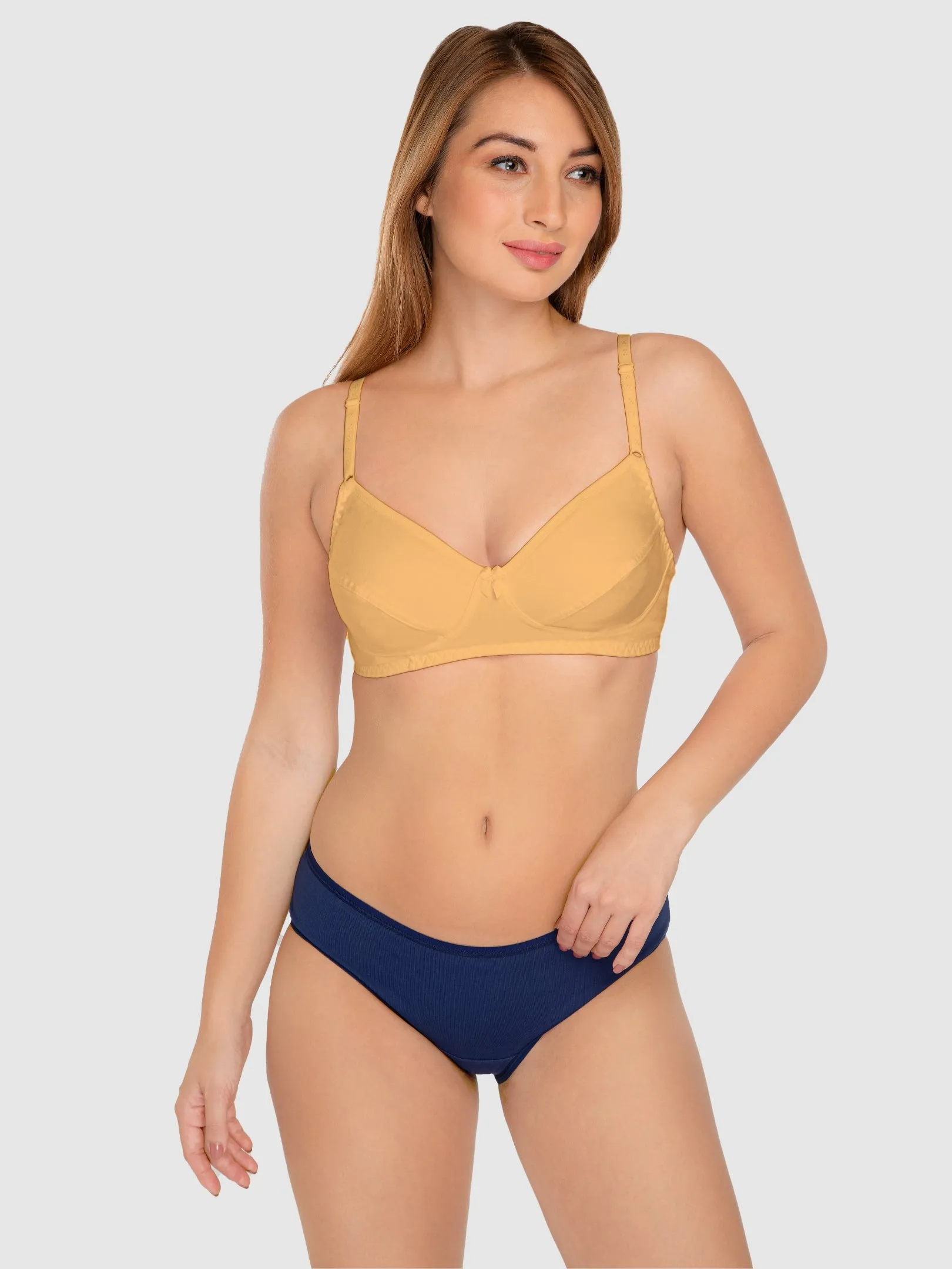 Daisy Dee Skin Non Padded Non Wired Full Coverage Bra NCLBR-Skin