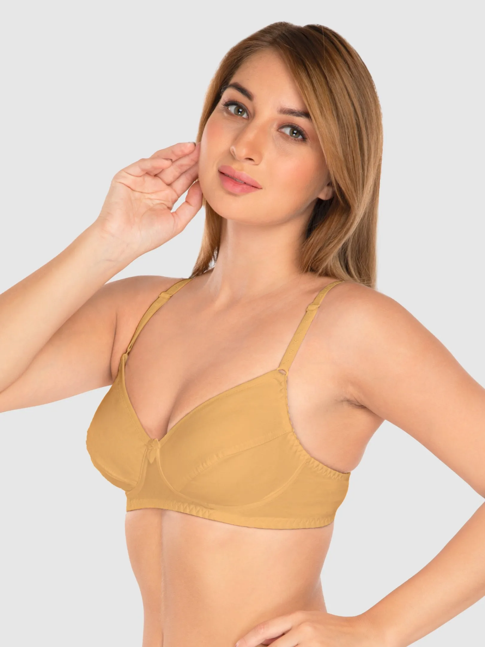 Daisy Dee Skin Non Padded Non Wired Full Coverage Bra NCLBR-Skin