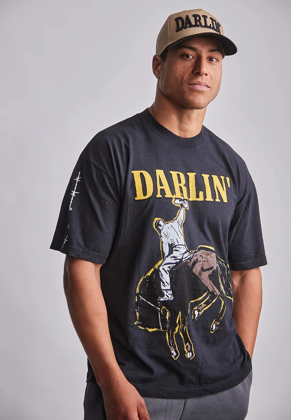 Darlin Bronc Short Sleeve Ivory