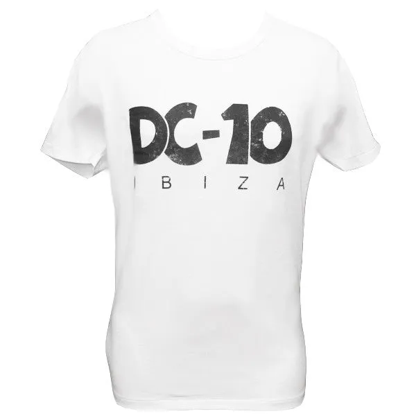 DC10 White Logo T-shirt