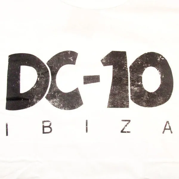 DC10 White Logo T-shirt