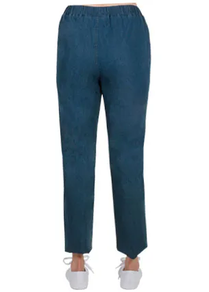 Denim Short Leg Pull on Jean Summer Weight
