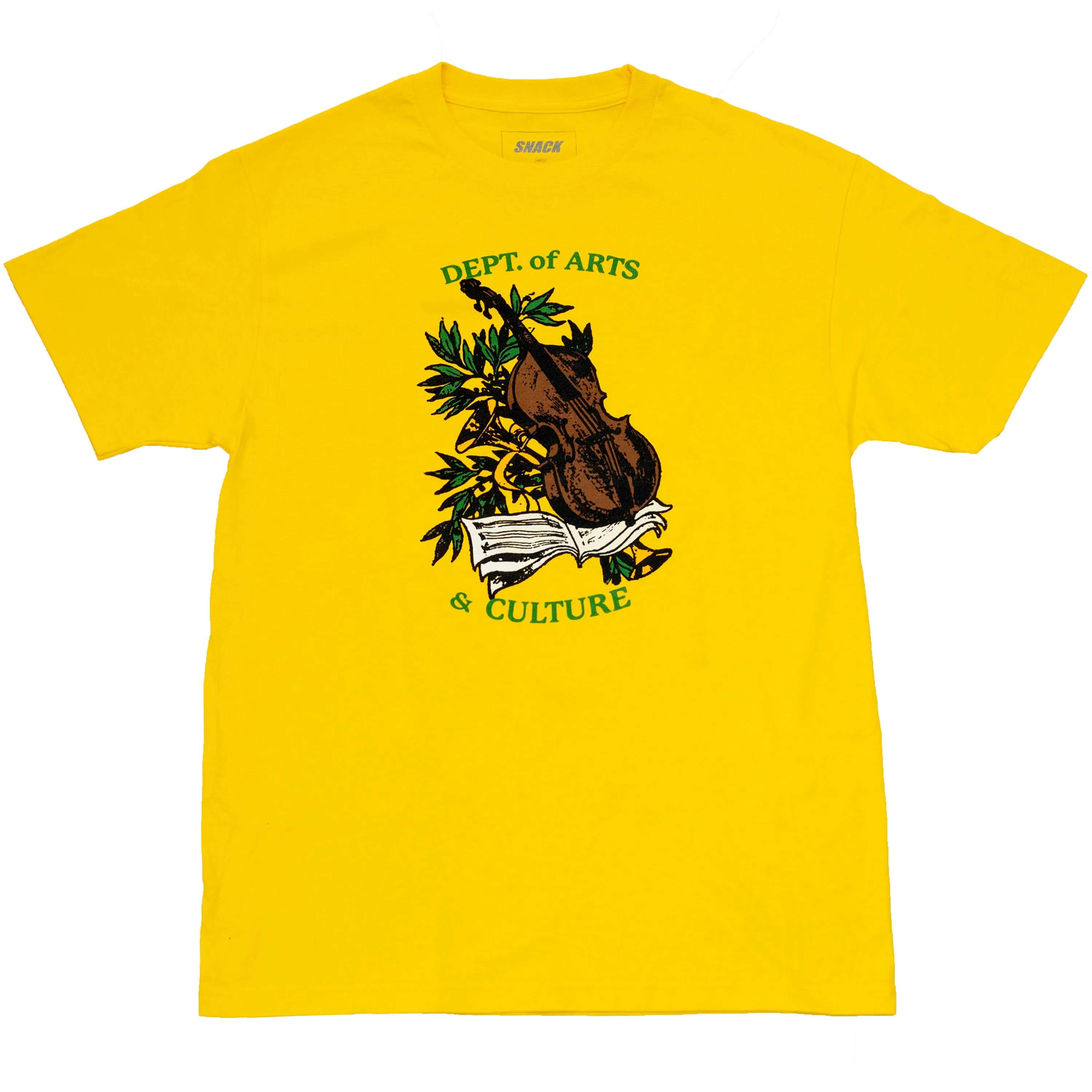 DEPT OF ARTS TEE YELLOW