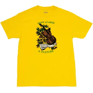 DEPT OF ARTS TEE YELLOW