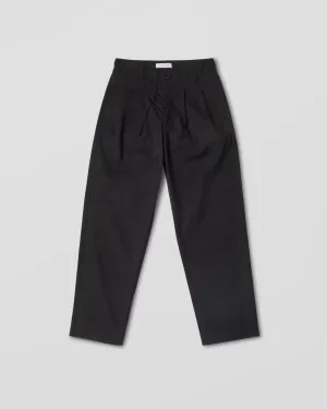 DM1-8 Pleated Pants Black