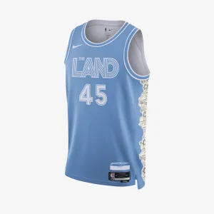 Donovan Mitchell Cleveland Cavaliers 2024/25 City Edition Swingman Jersey - Light Blue
