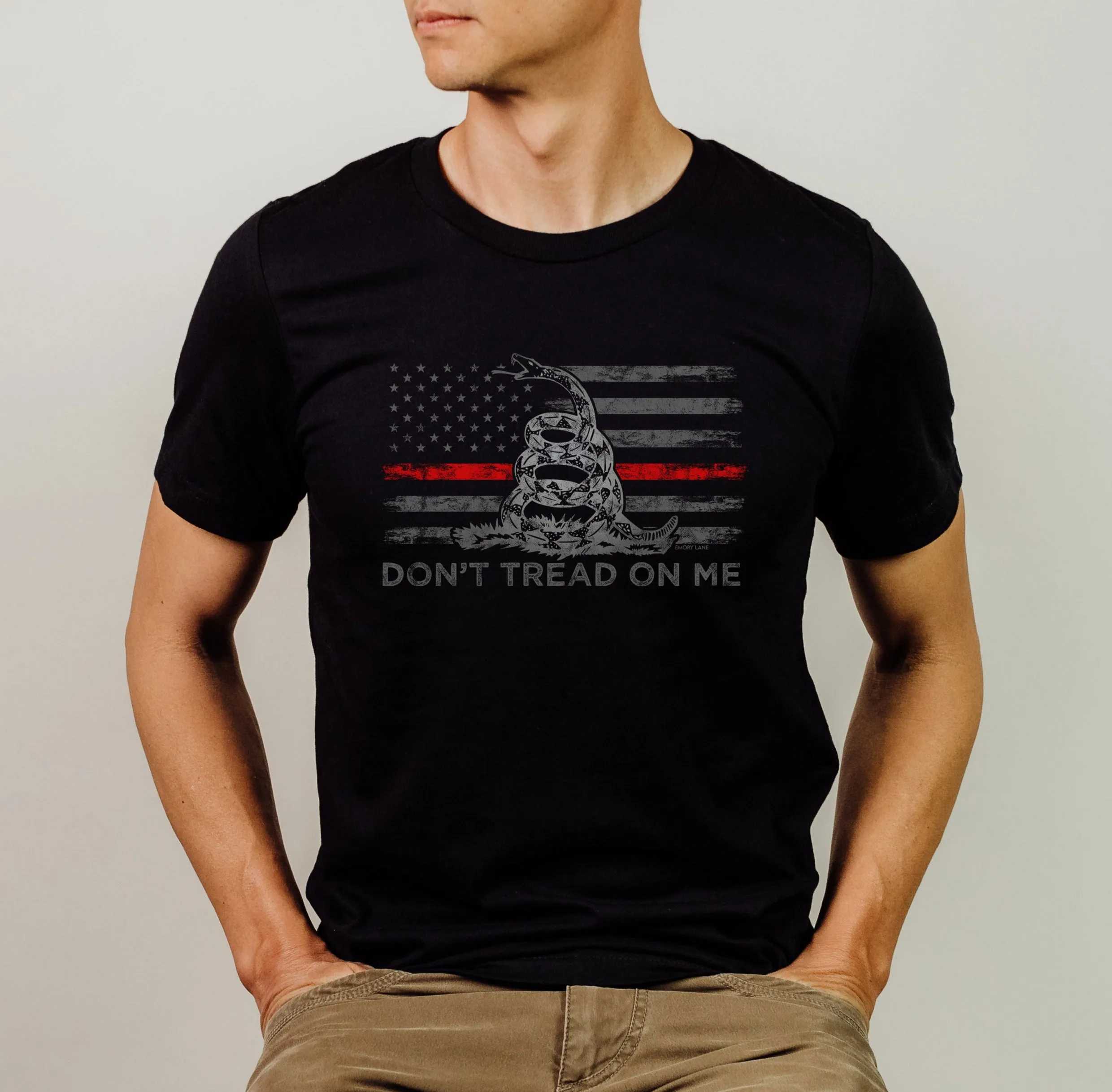 Don't Tread On Me © Unisex Top (Thin Red Line)