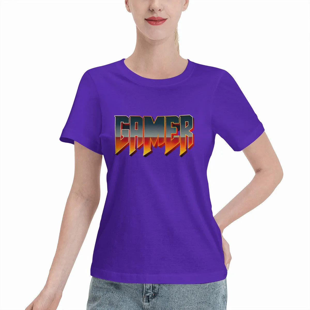 DOOM Style Logo GAMER Women's T-Shirt