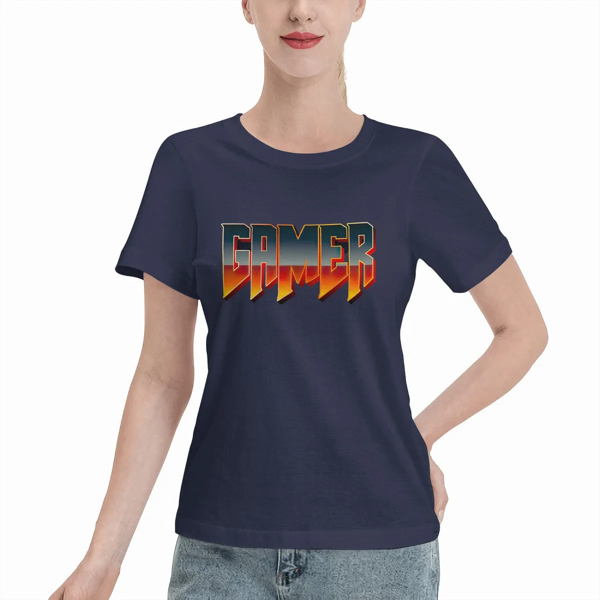 DOOM Style Logo GAMER Women's T-Shirt