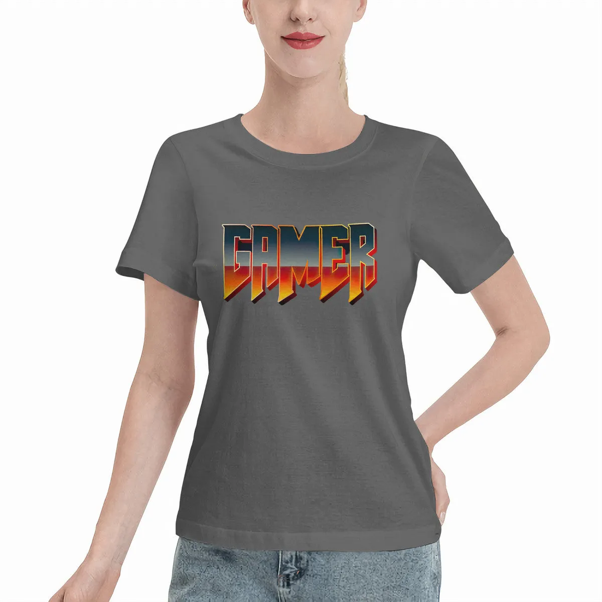 DOOM Style Logo GAMER Women's T-Shirt