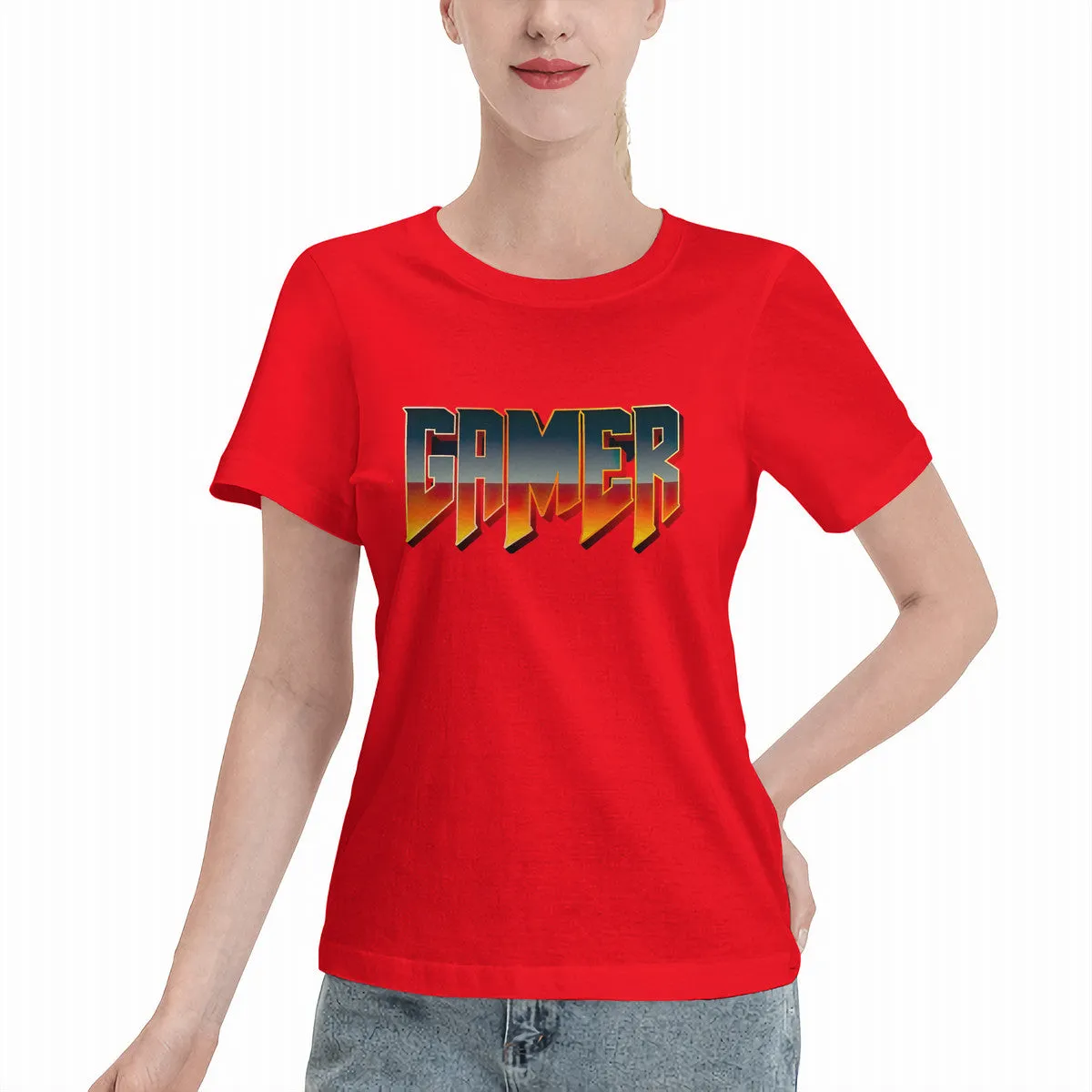 DOOM Style Logo GAMER Women's T-Shirt