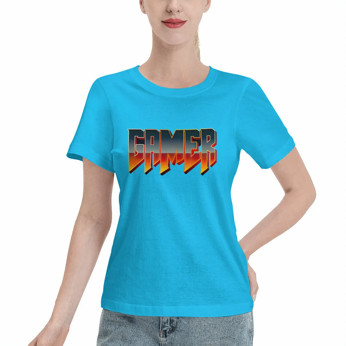 DOOM Style Logo GAMER Women's T-Shirt