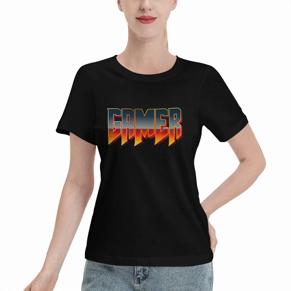 DOOM Style Logo GAMER Women's T-Shirt