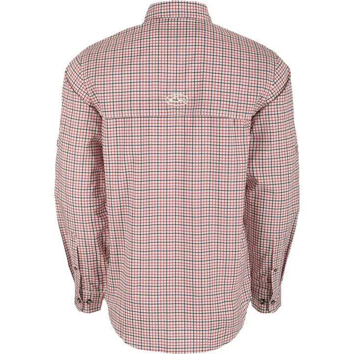 Drake Arkansas Frat Tattersall Shirt Long Sleeve