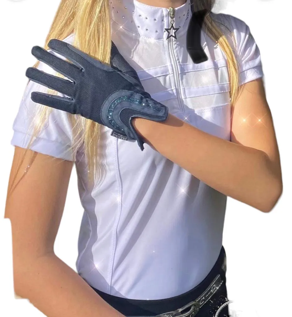 Dressage Show Shirt | Stud Detail Collar The Elouise shirt