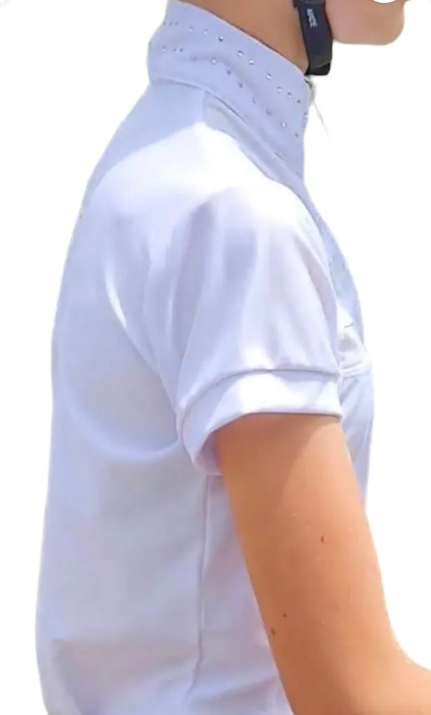 Dressage Show Shirt | Stud Detail Collar The Elouise shirt