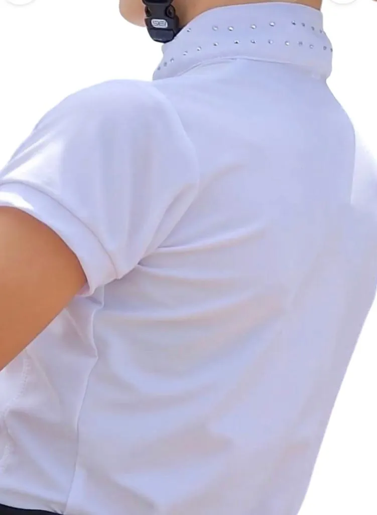Dressage Show Shirt | Stud Detail Collar The Elouise shirt