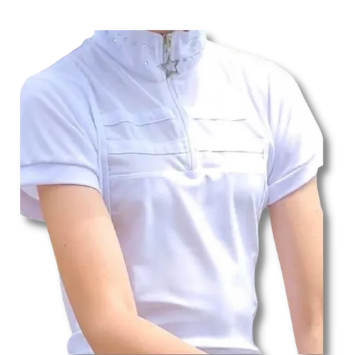 Dressage Show Shirt | Stud Detail Collar The Elouise shirt