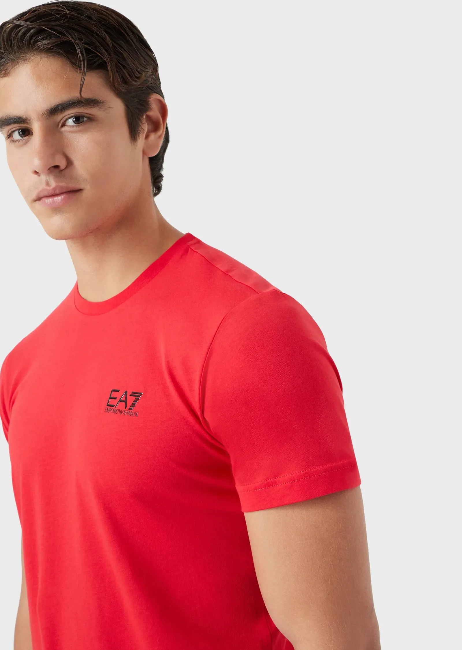EA7 Emporio Armani 8NPT51 Jersey T-Shirt Racing Red