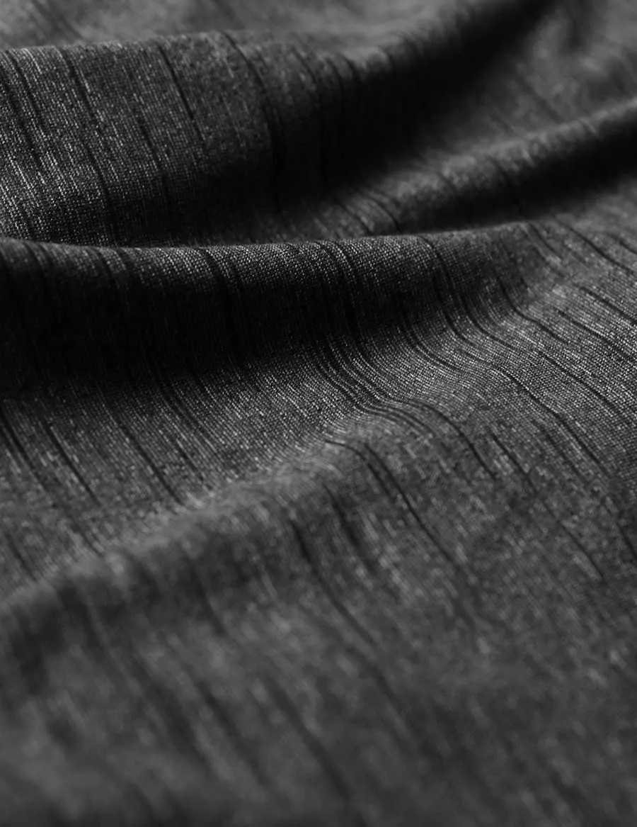easyoga LA-VEDA Revive Layerd Long  Sleeve - M26 M-Gray Tigerstripe