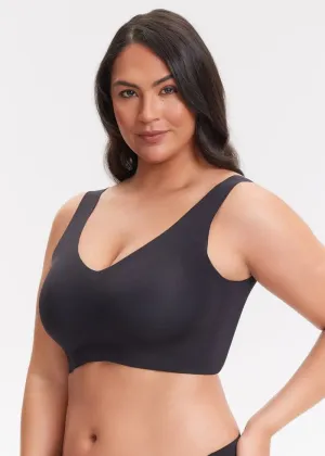 Effortlessly Chic Wireless V-Neck Back-Smoothing Bra™ in Nude