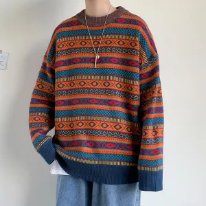 Eliab | Striped Winter Sweater