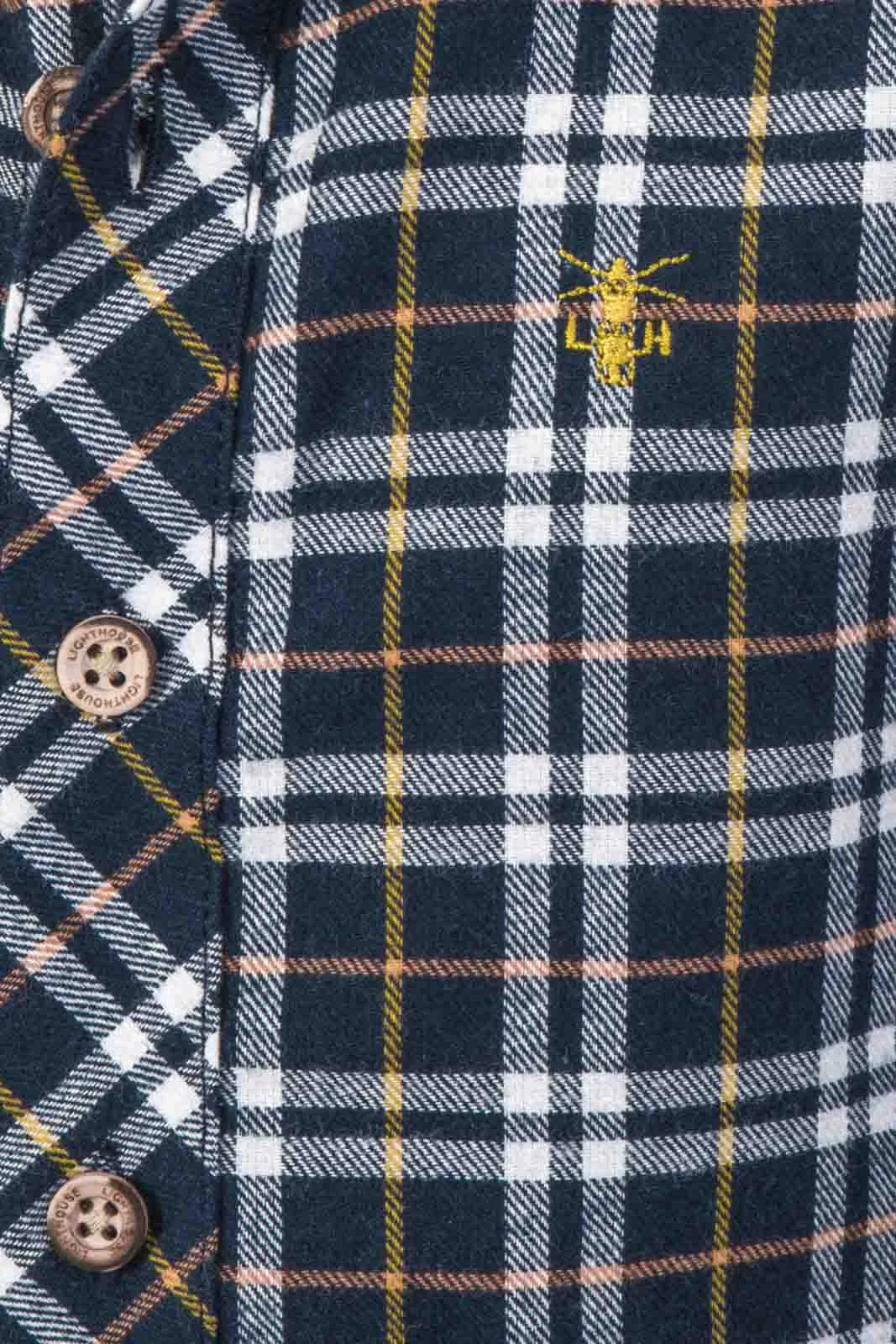 Elliot Boys Shirt - Eclipse Check