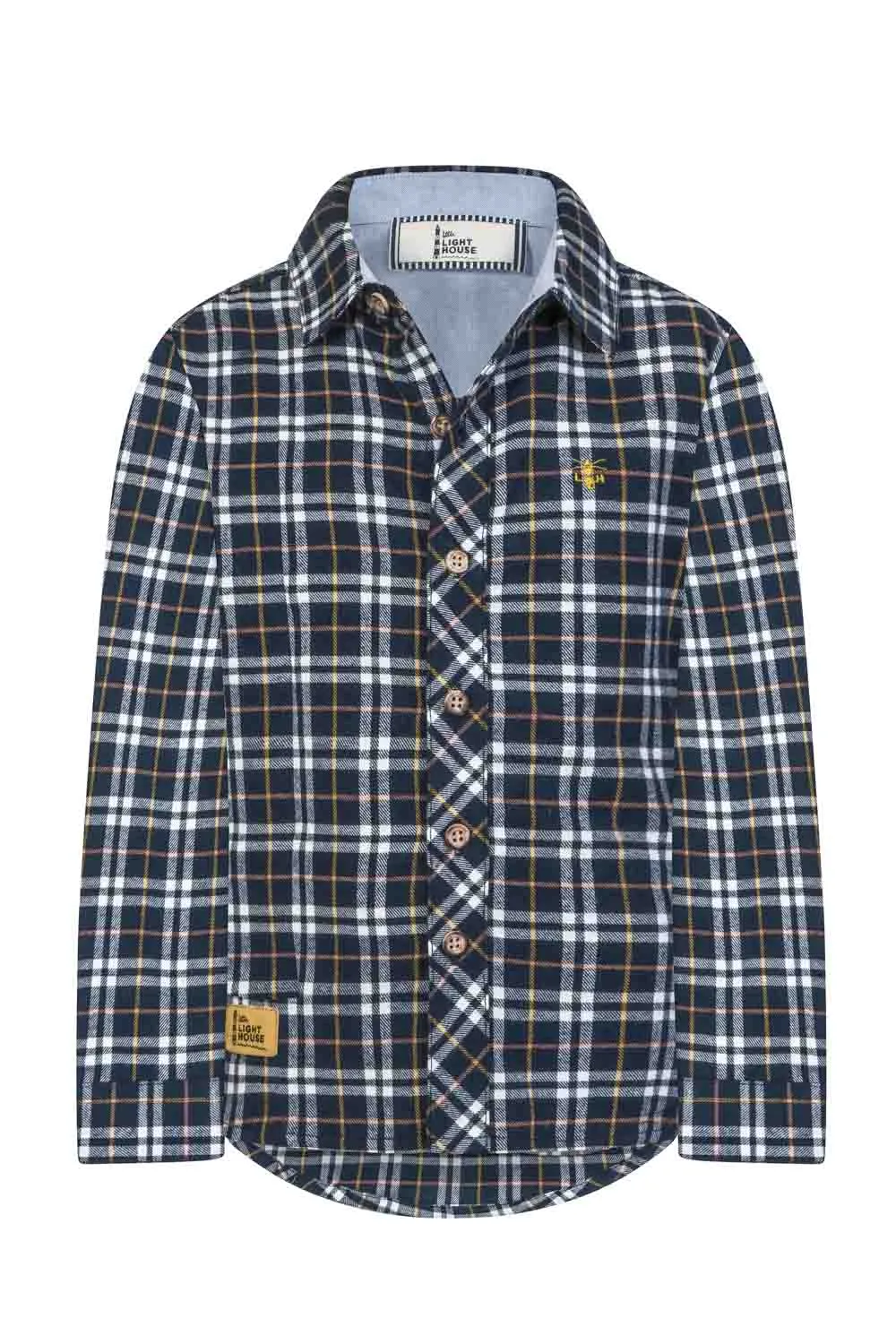 Elliot Boys Shirt - Eclipse Check