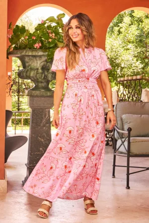 Eloise Dress in Blush Blooms