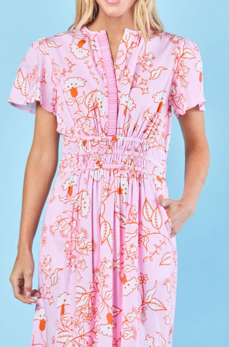 Eloise Dress in Blush Blooms