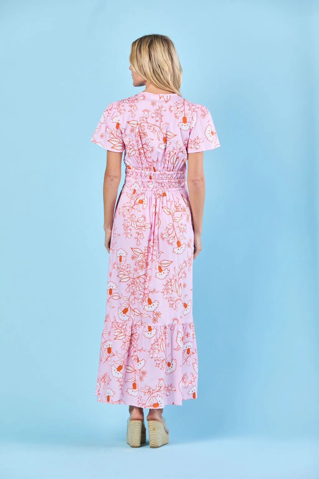 Eloise Dress in Blush Blooms