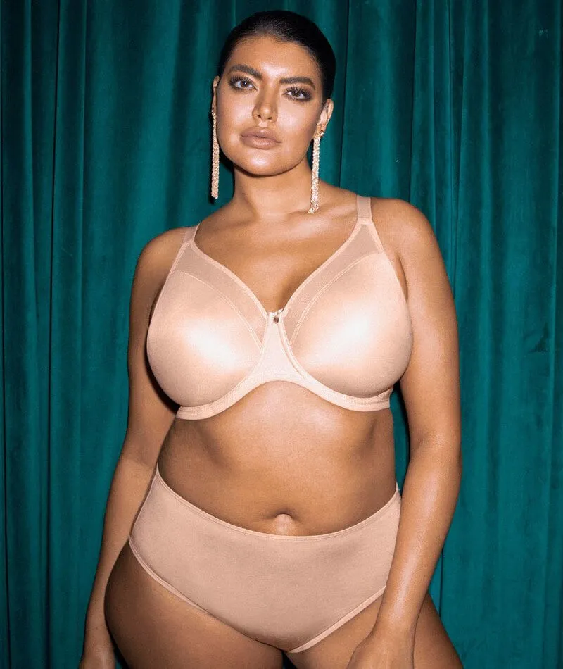 Elomi Smooth Underwire Moulded T-Shirt Bra - Sahara