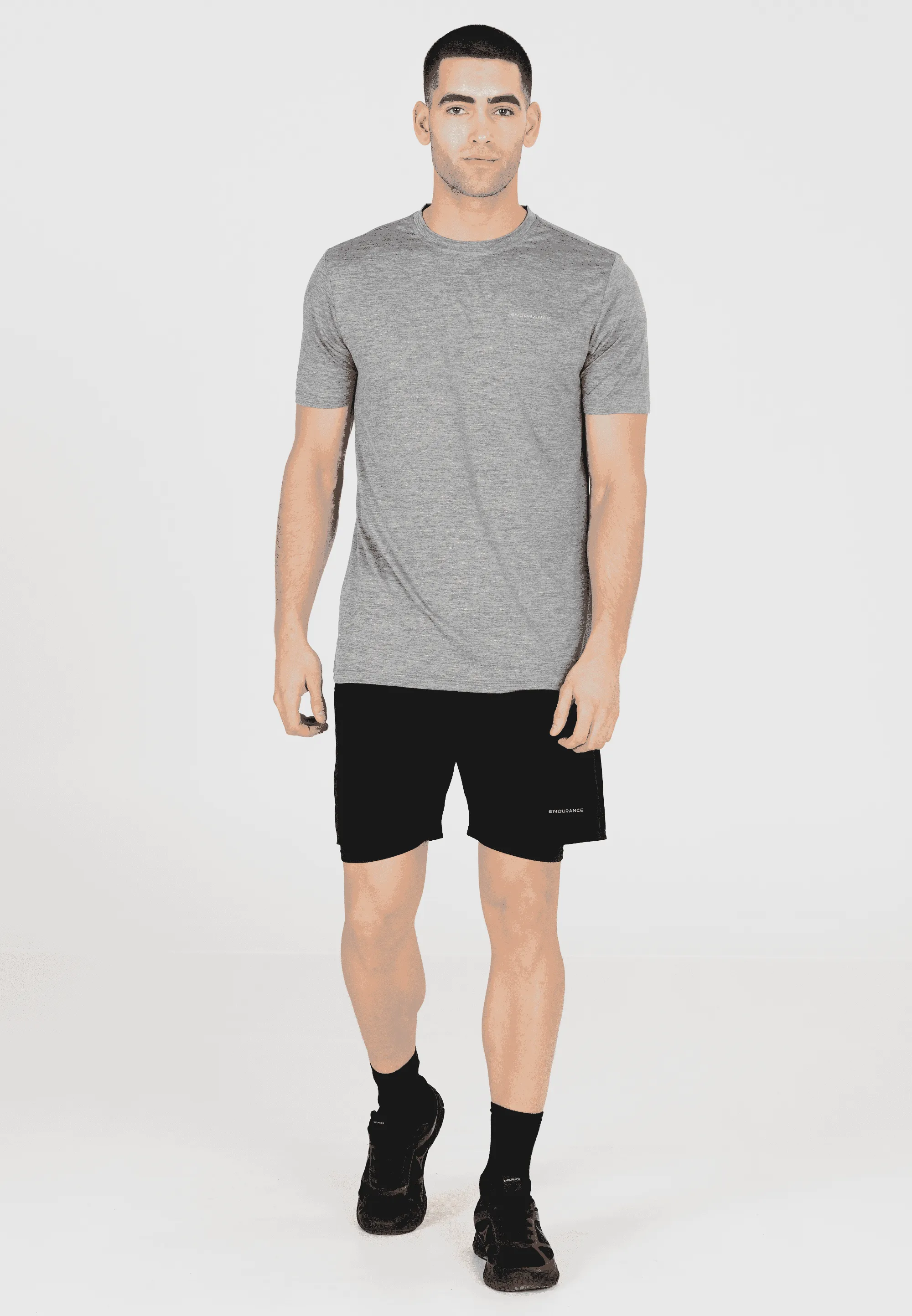 ENDURANCE MELL M MELANGE S/S TEE