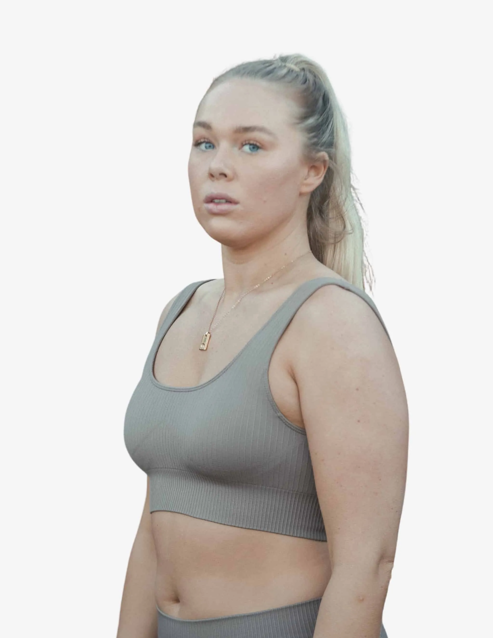 Espresso Seamless Bra Grey